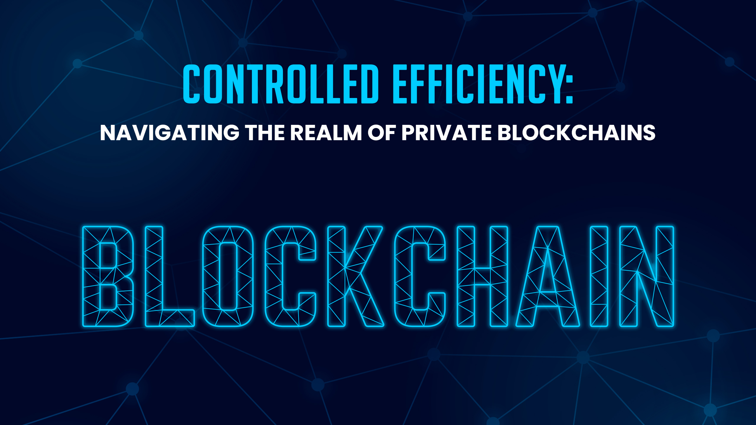 Private Blockchains