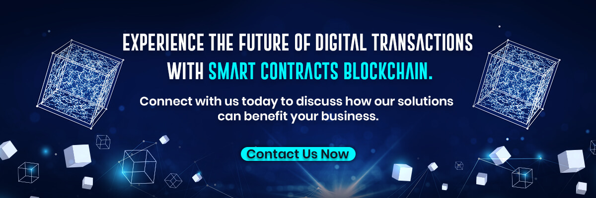 Contact us for smart contracts blockchain solutions